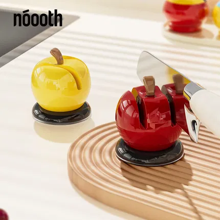 noooth诺室 吸盘苹果磨刀器 多色选