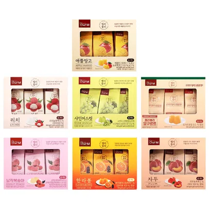 韩国ChefM 真鲜果冻 60g*6枚 多味选