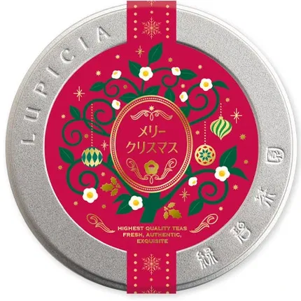 【圣诞限定】日本LUPICIA Christmas Wreath 圣诞花环红茶 5510SLT 铁盒装 50g