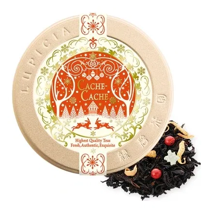 【圣诞限定】日本LUPICIA Cache Cache 混合水果香红茶 极品 5522SLT 铁盒装 50g