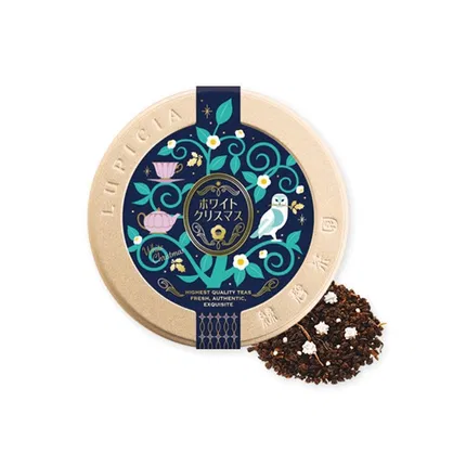 【圣诞限定】日本LUPICIA White Christmas 白巧克力坚果红茶 极品 5524SLT 铁盒装 50g