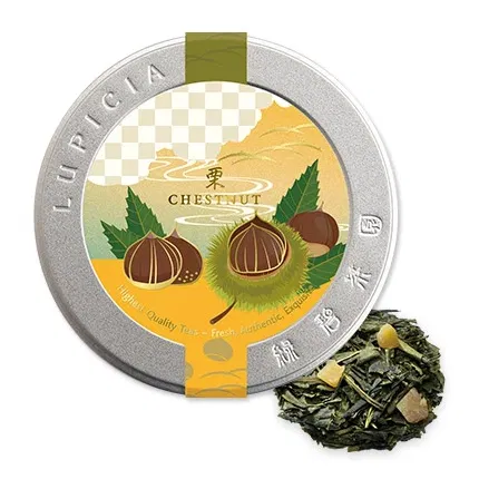 日本LUPICIA Chestnut green 栗子绿茶 8293SLT 铁盒装 50g