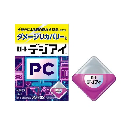 日本ROHTO乐敦 Digi Eye 防蓝光眼药水 裸眼适用 12ml