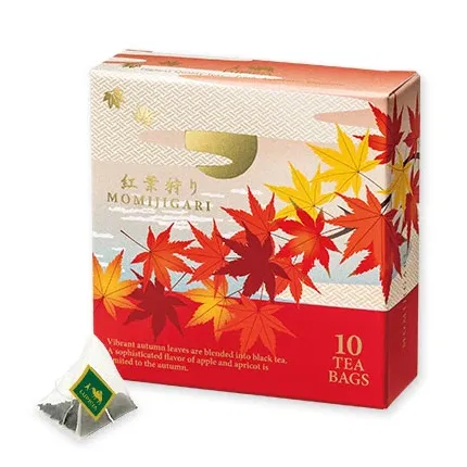 日本LUPICIA Momijigari 秋叶狩猎红茶 TB5596 茶包 内含10包
