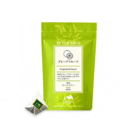 日本LUPICIA Grapefruit Green 葡萄柚绿茶 TB8223 茶包 内含10包