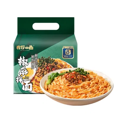 有你一面 爽口椒麻面 540g  内含4包