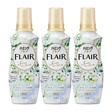 【3瓶·新版】日本KAO花王 Flair衣物柔顺剂 520ml*3瓶入 多款选