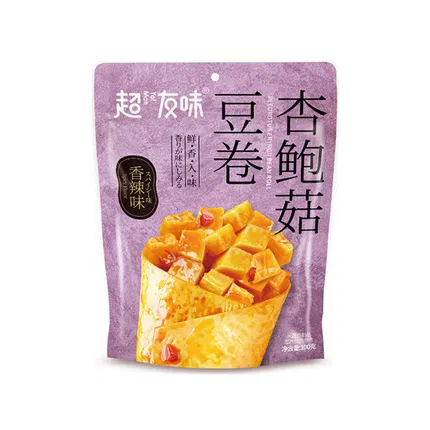超友味 杏鲍菇豆卷 香辣味 100g 内含独立小包