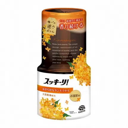 日本EARTH安速 倒置室内除臭芳香剂 金木樨香 400ml