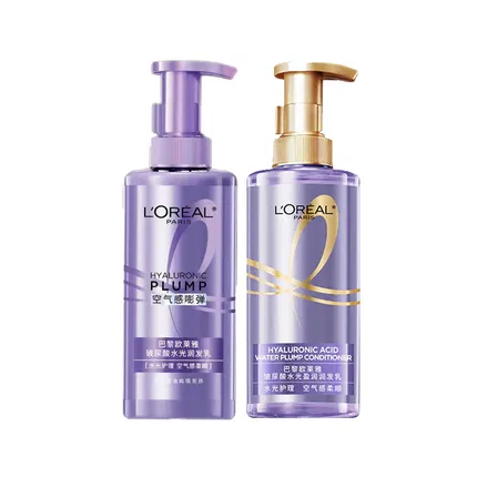 L'OREAL欧莱雅 玻尿酸水光洗护套装 440ml*2