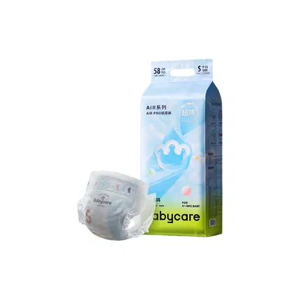 Babycare Air系列 Air Pro超薄纸尿裤  S码 4-8kg 58片