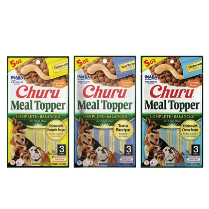 INABA伊纳宝 ChuruMealTopper 啾噜佐餐肉泥条 48g*3支装 2味选