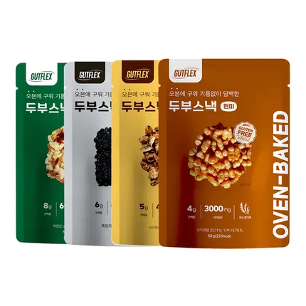 韩国GUTFLEX oliveyoung健康低卡系列 豆腐饼干脆片 50g 多味选