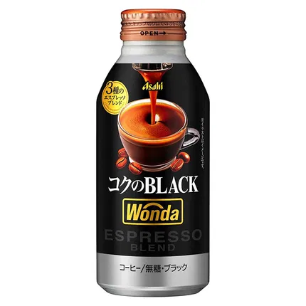 日本ASAHI朝日 WONDA 黑咖啡 400g